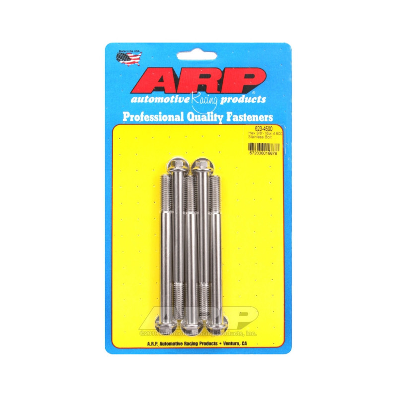 Șuruburi și piulițe universale ARP cu cap mic 3/8-16 – Oțel inoxidabil, cap hexagonal, x5 - ARP-623-4500 - 623-4500 - 3666618192369